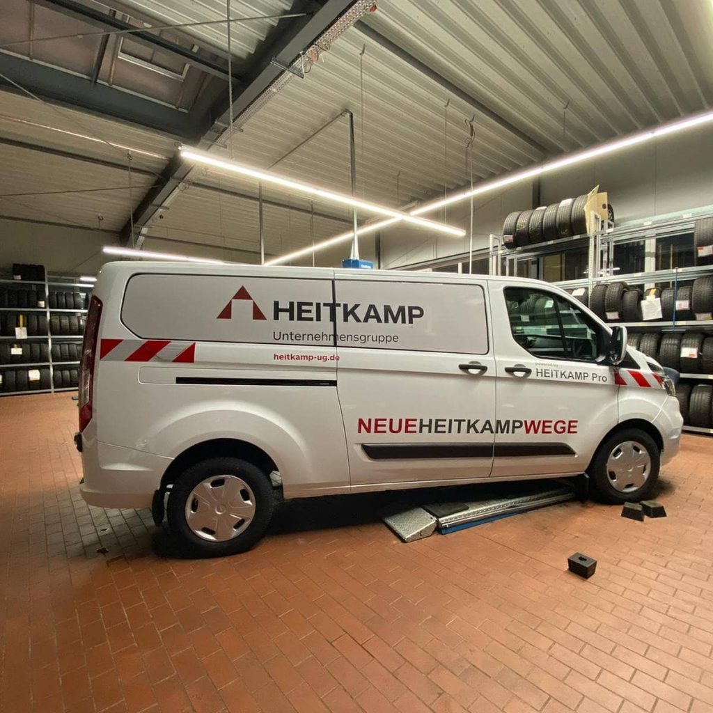 Fahrzeugbeschriftung für die Heitkamp Unternehmensgruppe