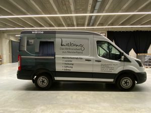 Fuhrparkbeschriftung Ford Transit für Oliver Liebing in Bönen