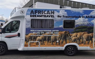 Fahrzeugbeschriftung für African Dreamtravel