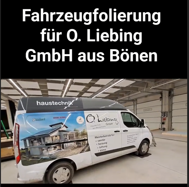 Fahrzeugbeschriftung für O. Liebing GmbH aus Bönen