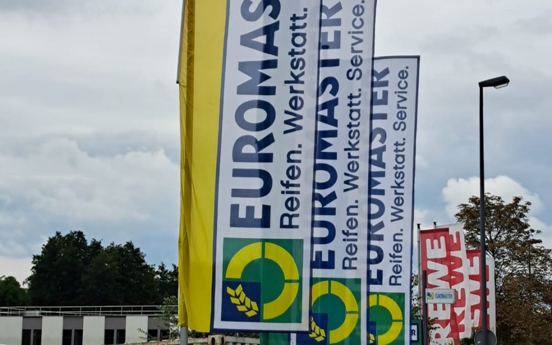 Fahnenmasten für Euromaster in Bad Camberg