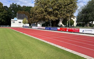 Werbebanden mit Trägersystem für den SVW Soest