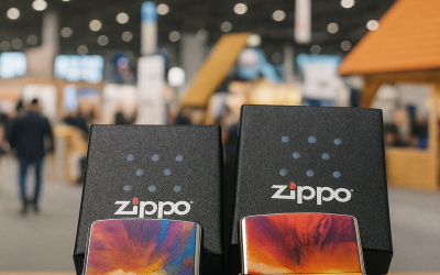 Original Zippo Feuerzeuge mit individuellem Druck.