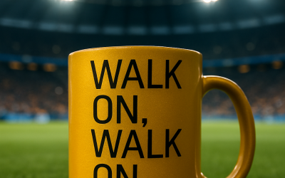 Keramiktassen in Gold Metallic.