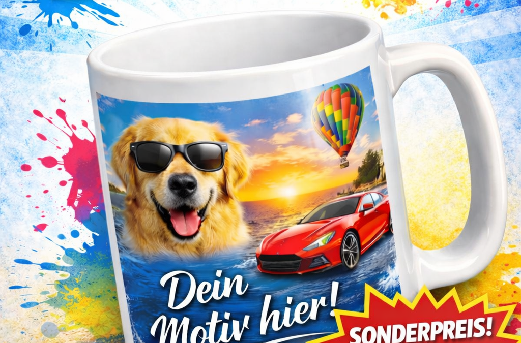 KAFFEETASSE MIT WUNSCHMOTIV