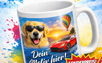 KAFFEETASSE MIT WUNSCHMOTIV
