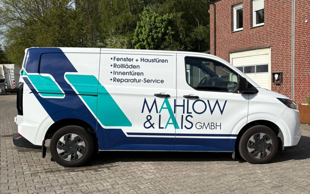 Fahrzeugbeschriftung für Mahlow & Lais aus Recklinghausen