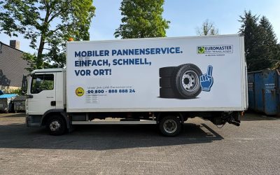 Flottenbeschriftung für Euromaster in Wuppertal
