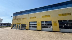 Rückrüstung einer Werbeanlage in Weitin bei Neubrandenburg