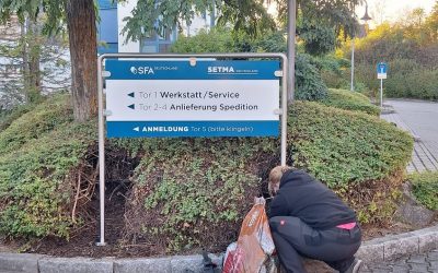 Werbetechnik in Dietzenbach für SFA Deutschland – Sanibroy und Setma