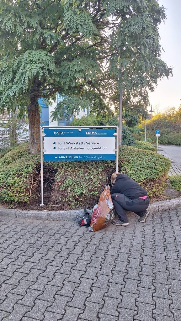hier erfolgt das finish
