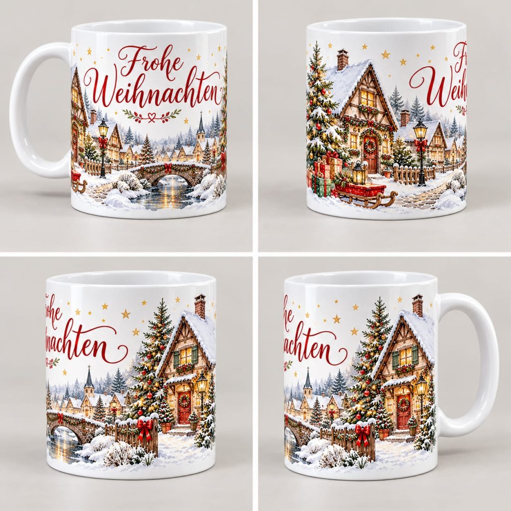 Ansichten Klassische Weihnachtstassen
